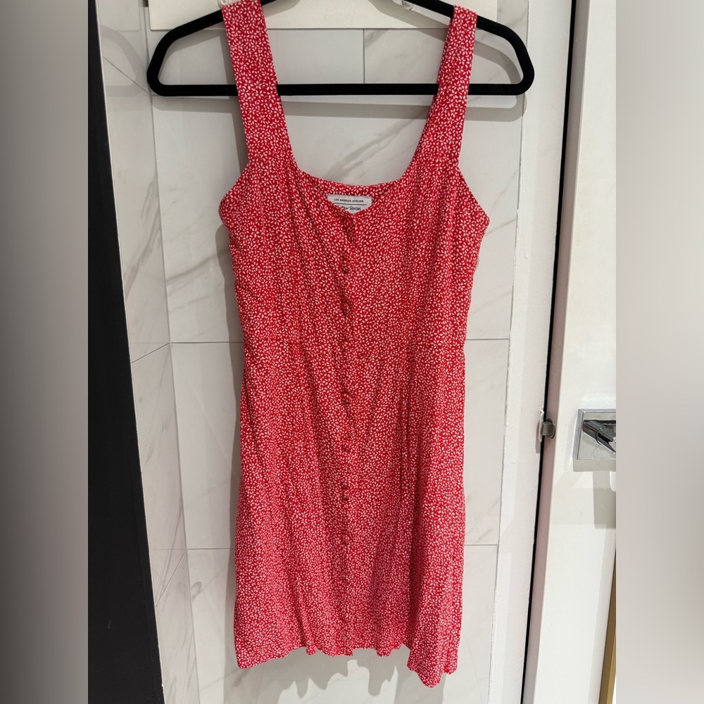& Other Stories Red Mini Dress